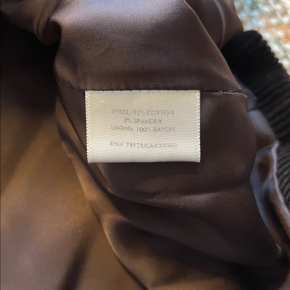 Eileen Fisher Brown Corduroy Barn Jacket Blazer Size L - Picture 6 of 10